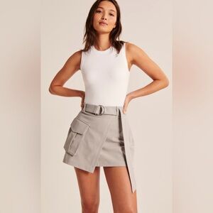 Abercrombie & Fitch Wrap Utility Mini Skort XS